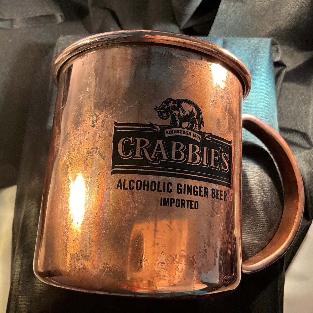 Crabbie's Alcoholic Ginger Beer Copper Mug